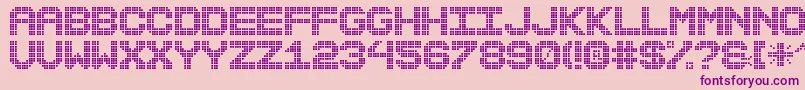 MaxterBoardSt Font – Purple Fonts on Pink Background