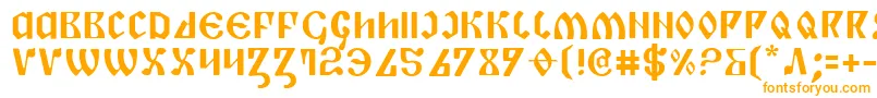 Шрифт Piper – оранжевые шрифты