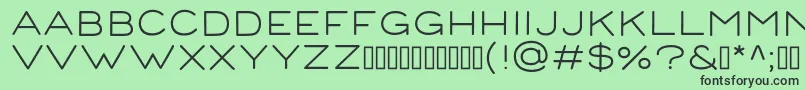 CorndemoRegular Font – Black Fonts on Green Background