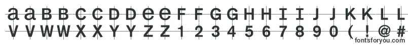 Kl1monocase-fontti – Ruudukkofontit