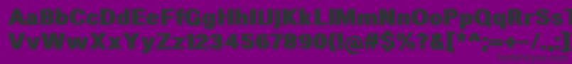 HeltarBlack Font – Black Fonts on Purple Background