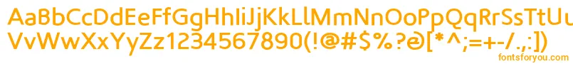 Fortheloveofhate Font – Orange Fonts on White Background