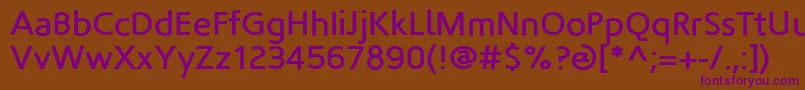 Fortheloveofhate Font – Purple Fonts on Brown Background