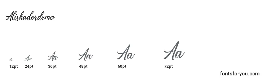 Alishaderdemo Font Sizes