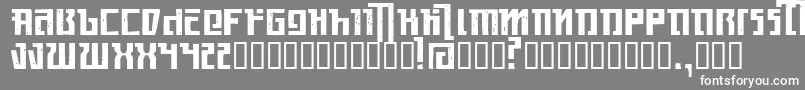 KasikornMetacide Font – White Fonts on Gray Background
