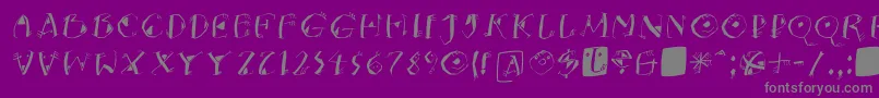 More about KNeptunsItalic Font KNeptunsItalic Font – Gray Fonts on Purple Background
