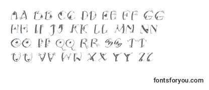 Überblick über die Schriftart KNeptunsItalic
