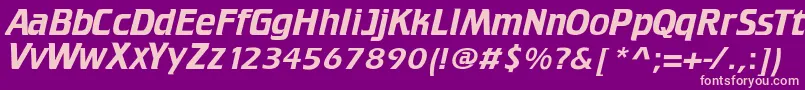 Crillee Font – Pink Fonts on Purple Background