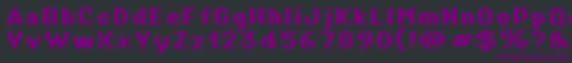 St01b Font – Purple Fonts on Black Background