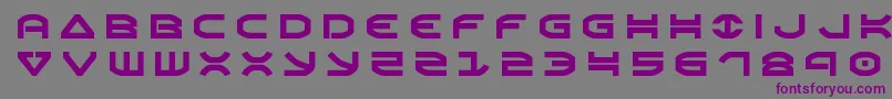 Oberontitle Font – Purple Fonts on Gray Background