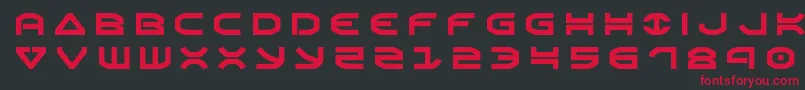 fuente Oberontitle – Fuentes Rojas Sobre Fondo Negro