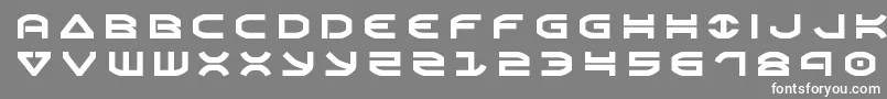 Oberontitle Font – White Fonts on Gray Background