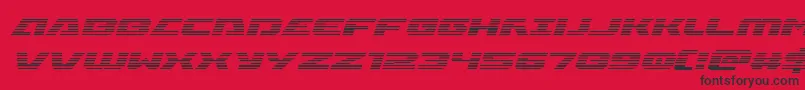 Iapetusgradital Font – Black Fonts on Red Background