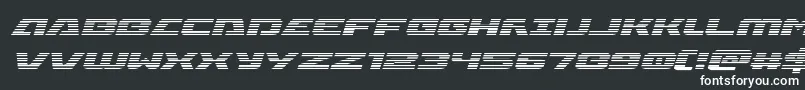 Iapetusgradital Font – White Fonts on Black Background