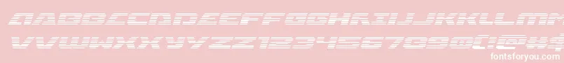 Iapetusgradital Font – White Fonts on Pink Background