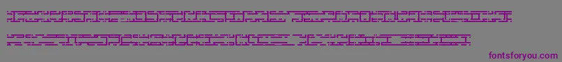 Шрифт Entlayrb – фиолетовые шрифты на сером фоне