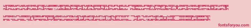 Entlayrb Font – Red Fonts on Pink Background