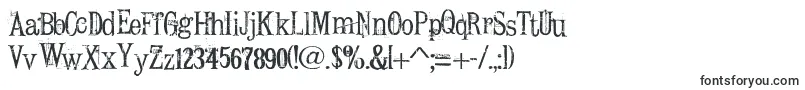 Шрифт ConradVeidt – узкие шрифты