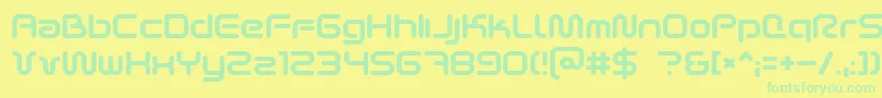More about Scifi2k2 Font Scifi2k2 Font – Green Fonts on Yellow Background