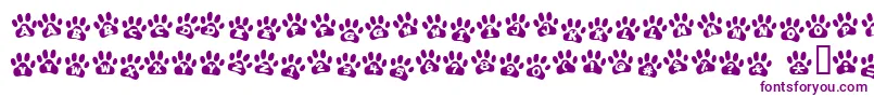 EnnobledPet Font – Purple Fonts on White Background