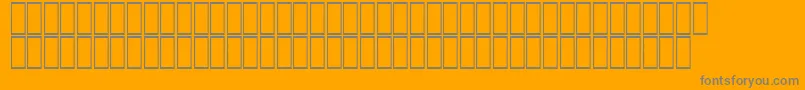 Шрифт AgaSindibadRegular – серые шрифты на оранжевом фоне