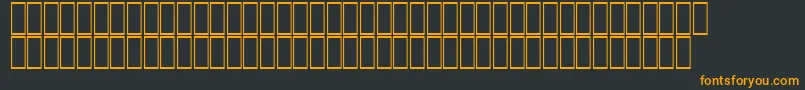 Шрифт AgaSindibadRegular – оранжевые шрифты на чёрном фоне