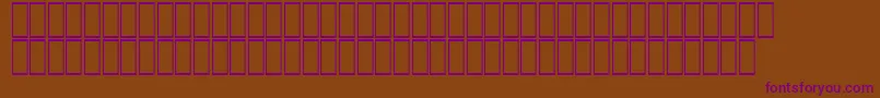 Шрифт AgaSindibadRegular – фиолетовые шрифты на коричневом фоне