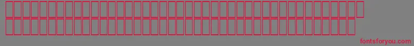 Шрифт AgaSindibadRegular – красные шрифты на сером фоне