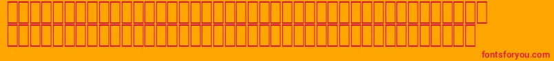 AgaSindibadRegular Font – Red Fonts on Orange Background