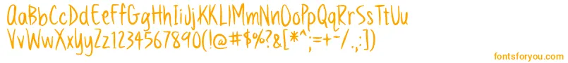 BmdVanillaTwilight Font – Orange Fonts
