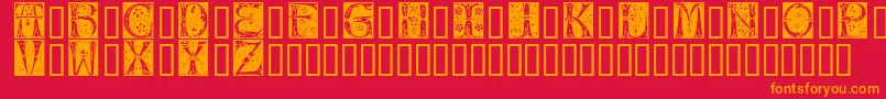 More about Jugend Font Jugend Font – Orange Fonts on Red Background
