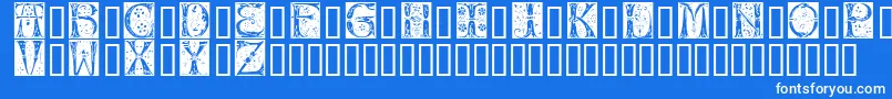fuente Jugend – Fuentes Blancas Sobre Fondo Azul