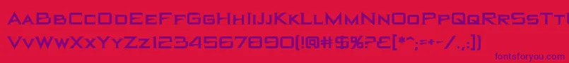 fuente Blackhole – Fuentes Moradas Sobre Fondo Rojo
