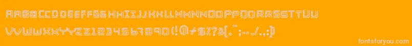 More about Simulacre Font Simulacre Font – Pink Fonts on Orange Background