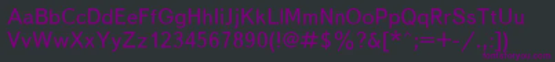 Textbk Font – Purple Fonts on Black Background