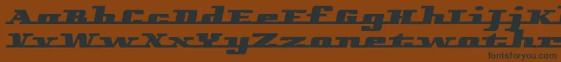 Remarcle Font – Black Fonts on Brown Background