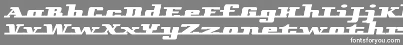 フォントRemarcle – 灰色の背景に白い文字