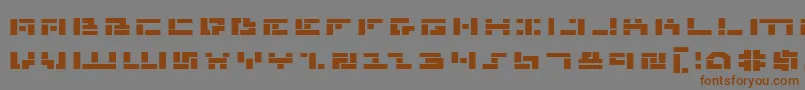 More about MissileManBoldExp Font MissileManBoldExp Font – Brown Fonts on Gray Background