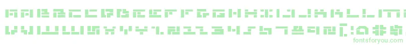 MissileManBoldExp-fontti – vihreät fontit