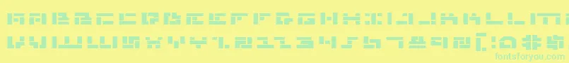 More about MissileManBoldExp Font MissileManBoldExp Font – Green Fonts on Yellow Background