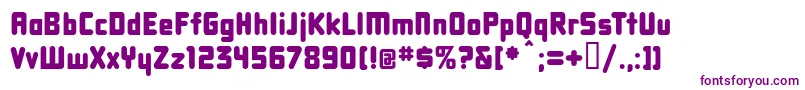 Dbxlnn Font – Purple Fonts on White Background