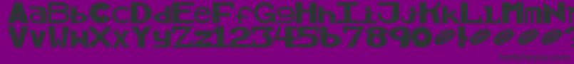 En savoir plus sur la police Alllicks Police Alllicks – polices noires sur fond violet