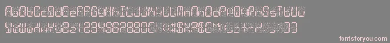 DigitalDust Font – Pink Fonts on Gray Background