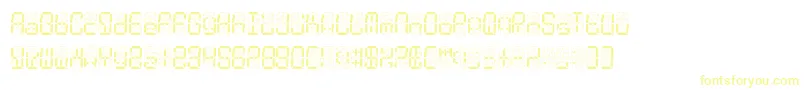 Шрифт DigitalDust – жёлтые шрифты