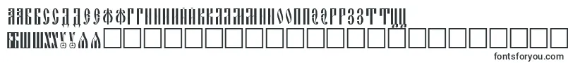 Шрифт Slavjani – шрифты для гербов