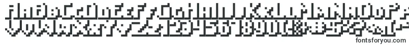 Easeofuseshadow-fontti – lohkofontit