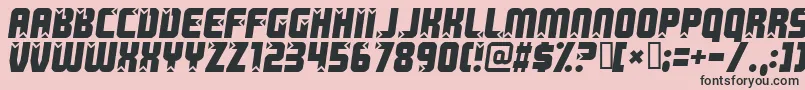 Killerboots Font – Black Fonts on Pink Background