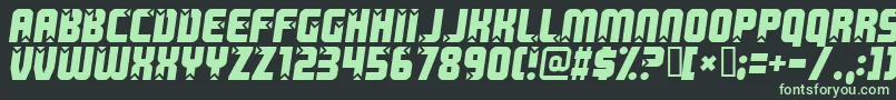 Killerboots Font – Green Fonts on Black Background