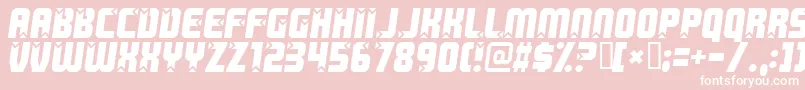 Killerboots Font – White Fonts on Pink Background