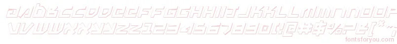 UnoEstado3DItalic-Schriftart – Rosa Schriften
